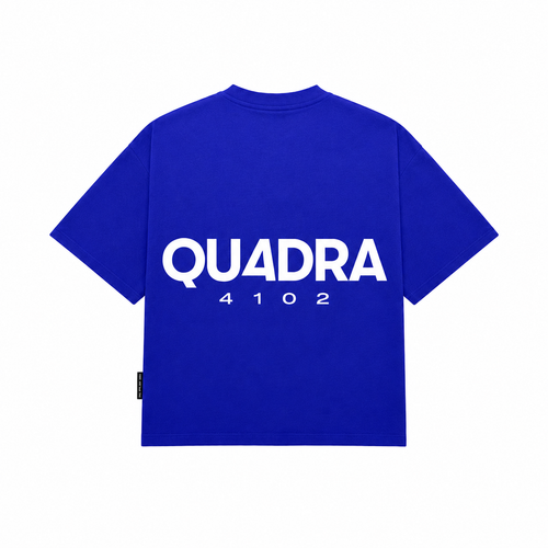 QU4DRA 4102 Signature Tee - Royal Blue
