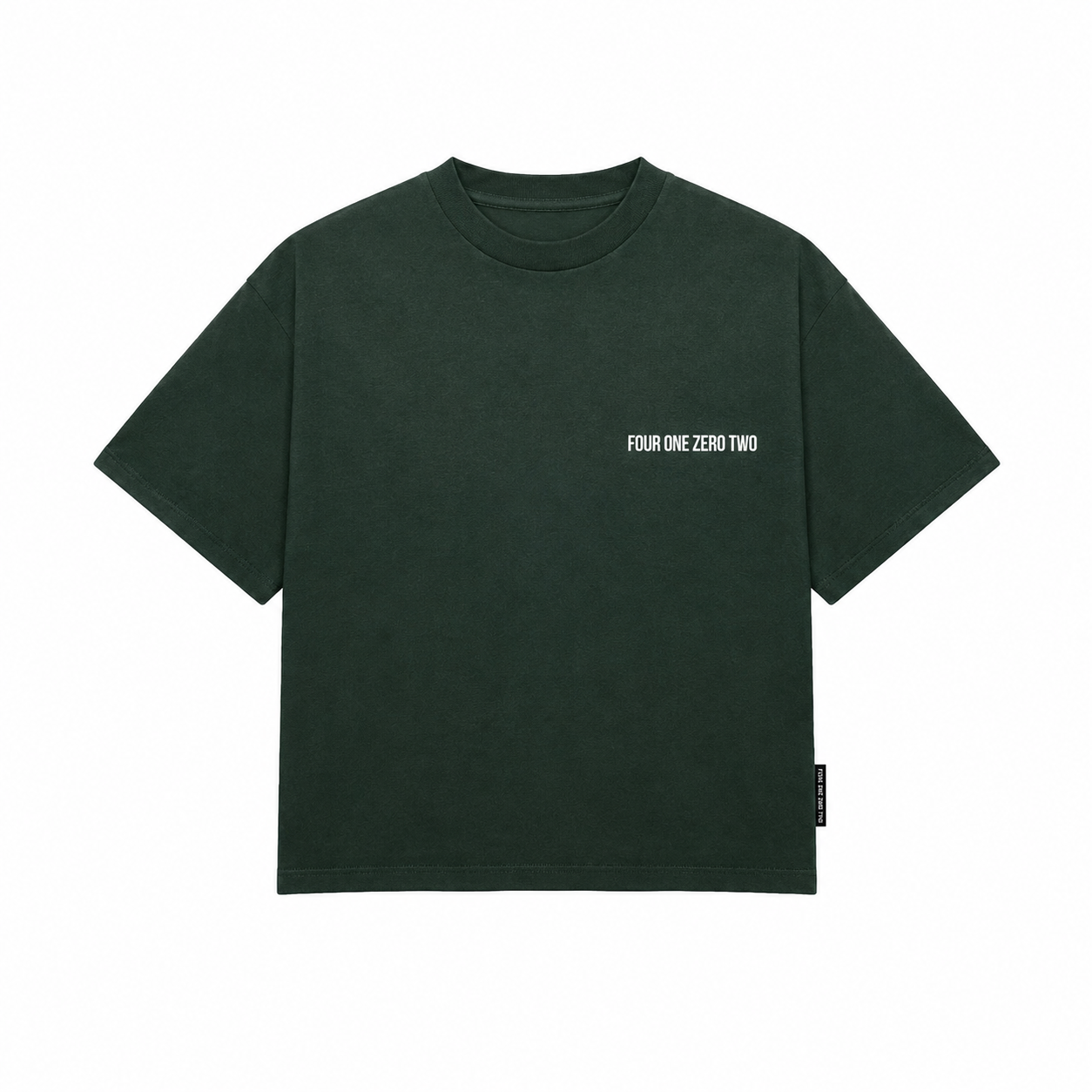 QU4DRA 4102 SIGNATURE TEE - MOSS GREEN