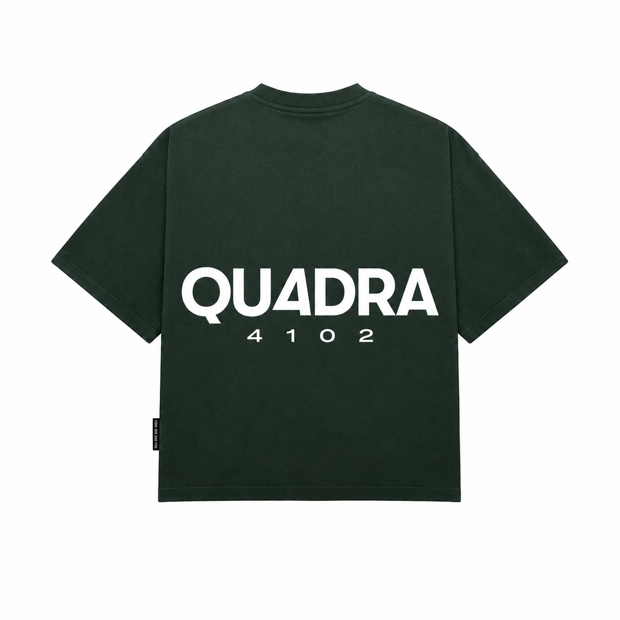 QU4DRA 4102 SIGNATURE TEE - MOSS GREEN